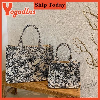 【hot sale】►✵ C16 Yogodlns Casual Big Size Canvas Shoulder Bags for Women Travel Beach Handbag Totes Shopping Pack