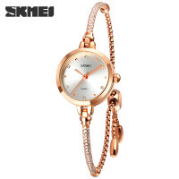 Luxury Quartz Watch For ashion Dress Wrist Watches Crystal Strap Watches Simple Design Original nd SKMEI Ladies Hours