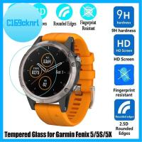 คลุมทั้งหมดแฟชั่น C169CKNRL HD ป้องกันหน้าจอกระจกเทมเปอร์ฟิล์มป้องกันสำหรับ Garmin Fenix 5 5X 5S