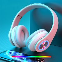 QSR STORE Headsets Gamer Headphones Blutooth Surround Sound Stereo USB With MicroPhone Colourful Laptop Headset