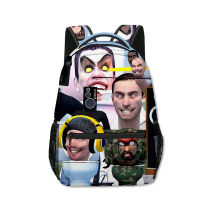 เกมสินค้าใหม่ Skibidi Toilet Toilet Man นักเรียนประถมและมัธยมต้น Anime Backpack Cartoon Schoolbag The Best Gift