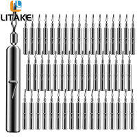 Litake ตัวจมตกปลาตกปลาน้ำหนักลด50แพ็ค,ตัวจมแบบผอมพร้อมกระบอกหมุนด้วยดินสอน้ำหนักเบสขนาด7ก. 50แพ็คคุณภาพสูง