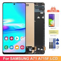 Display Screen for Samsung Galaxy A71 A715 A715F LCD Display Digital Touch Screen with Frame for Samsung A71 Screen Replacement Projector Screens