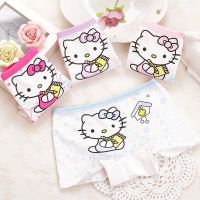 (TER)Childrens Clothing New 2-9T 4Pcs Baby Soft Cotton Boxer Girls Briefs Kids Underwears Cute rabbit Panties calcinhas infantis