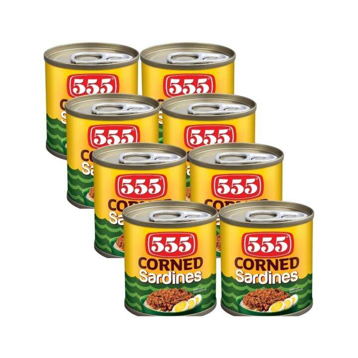 555 Corned Sardines 100g Pack of 8 Lazada PH