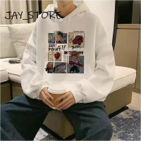 JAY_STORE เสื้อสเวตเตอร์  เสื้อกันหนาวมีฮู้ด เสื้อกันหนาว เสื้อแขนยาวชาย เสื้อกันหนาว ทันสมัย ด้านล่างกันลื่น หลายสี ขี้ขลาด MWY2392VWU 38Z230923