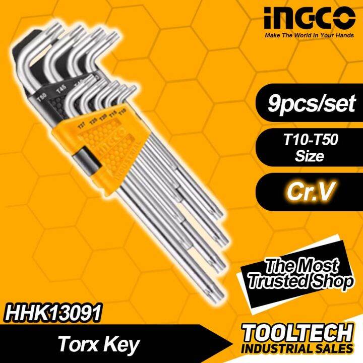 Ingco Hhk Pcs Torx Key Ldy Tooltech Lazada Ph