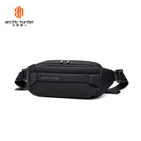 TOP☆ARCTIC HUNTER New arrival waterproof chest bag Leisure black mens  sports waist bag  cross body bag