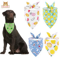 BP【ready Stock】Pet Dog Bandanas Collar Summer Fruit Triangle Scarf Saliva Towel Bandanas Accessories For Dogs CatsCOD【cod】