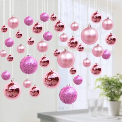 Colorful Ball Ornaments Home Decor For Christmas Cake Topper Christmas Tree Ornament Colorful Ball Clear Bubble Ball Transparent Christmas Ball