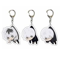 Tokyo Ghoul Q Version Cosplay Character Keychain Sasaki Haise Kaneki Ken Acrylic Key Chain Bag Charm Anime Accessories Fans Gift Key Chains