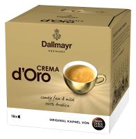 NESCAFÉ® Dolce Gusto® **Dallmayr Crema dOro** Capsule Coffee Germany Flavor Cream 16capsules กาแฟแคปซูล รสชาติแบบเยอรมัน ครีม หอมนุ่ม รสชาติที่ลงตัว 100%Arabica