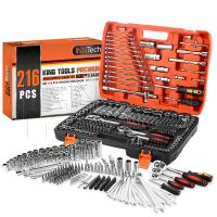 Pro +++ KING TOOLS PREMIUM ชุดเครื่องมือ ประแจ ชุดบล็อก 216 ชิ้น (ชุดใหญ่) ผลิตจากเหล็ก CR-V คุณภาพสูงไม่เป็นสนิม ราคาดี ชุด เครื่องมือ ชุดเครื่องมือช่าง ชุดเครื่องมือ diy