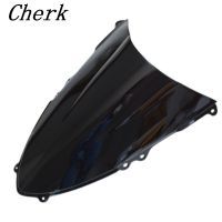 New ABS Motorcycle Double Bubble Windscreen Windshield Shield for Ducati 899 1199 Panigale 12-15 Black