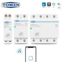 ราง Din เบรกเกอร์ WIFI สวิตช์อัจฉริยะรีโมทควบคุมด้วยแอป Ewelink สำหรับสมาร์ทโฮม TOMZN Mcb จับเวลา110V 220V 380V