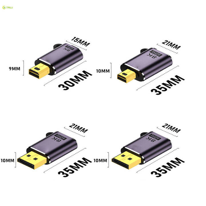 mini-dp-ตัวผู้เป็น-dp-อะแดปเตอร์ตัวเมีย1-4สายเคเบิลแบบสองทิศทางสำหรับคอมพิวเตอร์แล็ปท็อปโปรเจคเตอร์