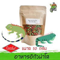 (ขนาดทดลอง) Repcal Adult Iguana Food อาหารอีกัวน่าโต เม็ดใหญ่ แรปแคล มีส่วนผสมของผลไม้ ขนาดทดลอง 50 กรัม [RC19]