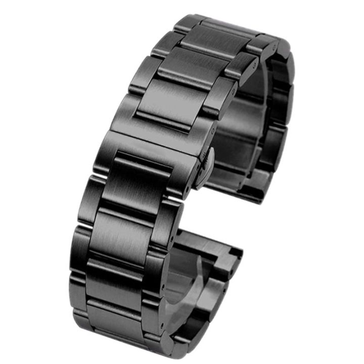 suitable-for-armani-watch-strap-black-samurai-ar60012-60008-ar1970-1981-watch-strap-steel-strap-22mm