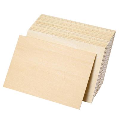 10pcs 2mm Blank Unfinished Wood Board Rectangle Wooden Slices DIY Material Balsa Carving Artboard Wood DIY Craft Accessories Artificial Flowers  Plant