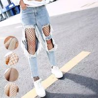 Hollow Out เซ็กซี่ Pantyhose ผู้หญิงสีดำ Tights Fishnet ถุงน่องขาย Club Party ชุดชั้นในตาข่ายคุณภาพสูงคุณภาพสูง Bottoming ถุงน่อง