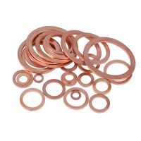 10pcs M36 M38 M40 M48 M54 M60 M63 M64 M70 Solid Shims Pad Copper Flat Washer Gasket O Rings Seal Plain Spacer Sealing Fastener