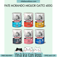 Pate Mèo Morando Miglior Gatto 400g Ý Thức Ăn Cho Mèo Pate Morando thumbnail