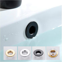 Overflow Cover Black Silver Gold Vintage Bronze ss Bathroom Basin Faucet Sink With Six-foot Ring Insert Replacement2023