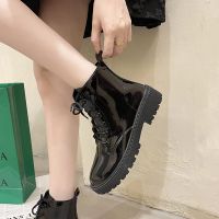 CODYing Yuan ?Size35-40 女鞋 靴子 平底靴 皮靴 Leather shoes High heels Womens shoes womens boots Martin boots flat boots High heel boots  thick bottom boots  Kasut wanita Martin but but rata tumit tinggi but teballadies shoes