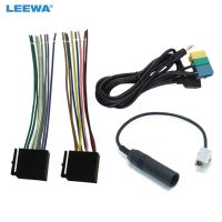 LEEWA 1set 2 in1 3.5MM USB Plug Audio Adapter Cable Kia Aux Cable CD Player to MP3 For Hyundai PA710S/KIA Soul Radio/CD/MP3