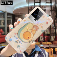 ใหม่เคสโทรศัพท์ VIVO Iqoo 11เคสนิ่มลายการ์ตูนกากเพชรส่องแสงเป็นประกายวิบวับบลูเรย์,เคสหลังซิลิโคนอะโวคาโดสำหรับ VIVO Iqoo เคส11Pro