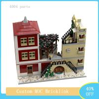 NEW LEGO Creative Expert Hot Sale Street View MOC-49575 Modular Lisbon Architecture Model Building Blocks DIY Educational Kids Toy Gift