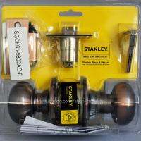 [คุ้มมาก] ซื้อ1แถม1 ลูกบิดประตูทั่วไป STANLEY สี Antique Copper รุ่น SGCK65-9802AC-E