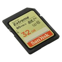 Sandisk การ์ด SDHC UHS-I V30 U3 Class 10 (90MB / s) 32GB - SDSDXVE-032G