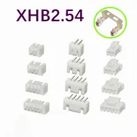 50Pcs XHB2.54 Connector with Buckle 2/3/4/5/6/7/8/9/10 Pin 2.54mm Socket Straight/Curved needle Pin Header Terminal Connecto