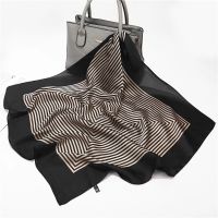 【CC】♦▪❂  Fashion Leopard Print Kerchief Silk Hair Scarf Small Bandana 70cm Neck Scarves Ladies