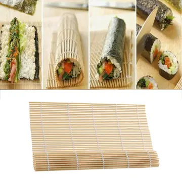 Bamboo Rolling Mat DIY Onigiri Rice Roller Sushi Making Kit Sushi
