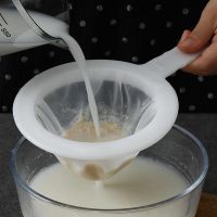 Reusable Nylon Super Fine Colander Mesh Sieve Strainer with Handle for Honey Juice Tea Soy Milk Coffee Filter Kitchen Accessorie
