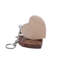 Wood Heart USB flash drive2.0 memoria stick 64gb 32gb 8gb 4gb flash drive usb disk Wedding Gift photography pendrive custom logo