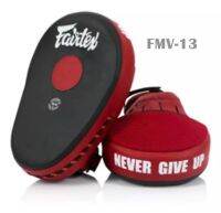 Fairtex focus mitts FMV-13 Black-Red  for Training Muay Thai MMA K1 เป้ามือแฟร์แท็กซ์ สีดำ-แดง สำหรับเทรนเนอร์ ในการฝึกซ้อมนักมวย