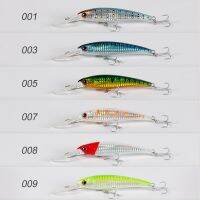 Noeby Minnow Trolling เหยื่อล่อปลา3ชิ้น120มม. 140มม. 160มม. ชุดหมาป่าจมช้าเหยื่อแข็งเหยื่อสำหรับการตกปลาทะเล Tackles