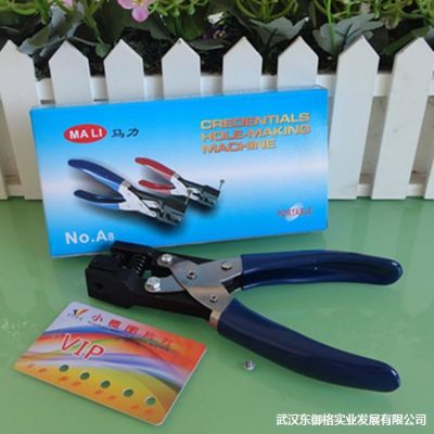 [COD] single hole puncher card 2 3 4 5 6MM round punching pliers flat T-hole