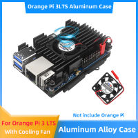 Orange Pi 3 LTS Aluminium Case Proect Shell Active Passive Cooling Radiator พร้อมพัดลม Silicoous Heatsinks สำหรับ OPI 3 LTS