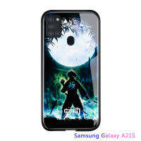 UCUC เคสโทรศัพท์เคสสำหรับ Samsung Galaxy A21SกันกระแทกDemon Slayerเคสโทรศัพท์อะนิเมะUCUCปลอกกรณีผู้หญิงKimetsuไม่มีYaiba Tanjirou Nezukoกระจกเทมเปอร์เคสกันกระแทกฝาครอบ