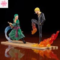 ชุด EAURA โมเดลฟิกเกอร์ PVC การ์ตูน16ซม. ตัวตุ๊กตาแอคชั่น Vinsmoke Sanji Roronoa Zoro