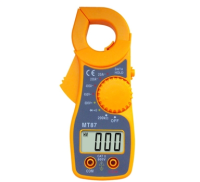 มิเตอร์วัดไฟฟ้า แคมป์มิเตอร์ มิเตอร์วัดกระแสไฟ AC และ แรงดัน AC/DC LCD Multimeter Digital Clamp Meter Tester รุ่น MT87