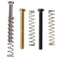 【CW】 Tooyful Pack of 8 Metal Humbucker Coil Pickup Frame Screws Springs 3mm for Electric Parts