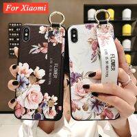 Nesaeขนส่งสินค้าเคสใส่โทรศัพท์แบบวินเทจลายดอกไม้สายรัดข้อมือสำหรับ Redmi 9T Note 10 9 11 7 8 Pro เคสสีกุหลาบสำหรับ Xiaomi Mi 11i 9T 9 Lite Poco X3 F3