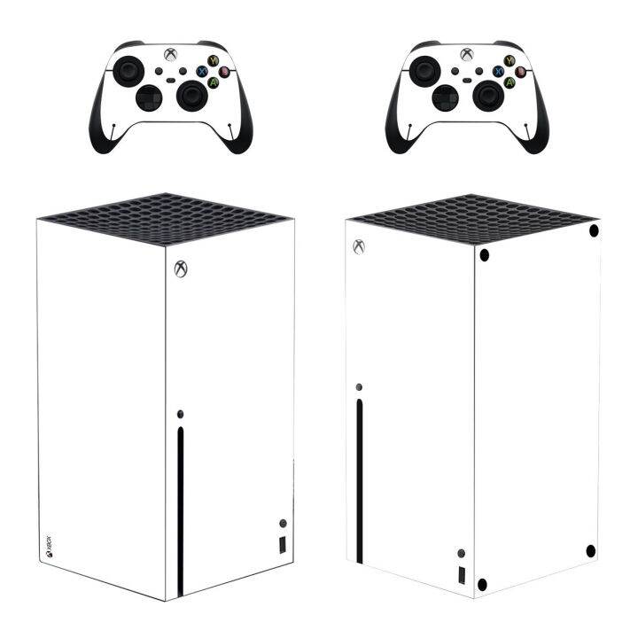 Pure White Color Skin Sticker Decal Cover for Xbox Series X Console and