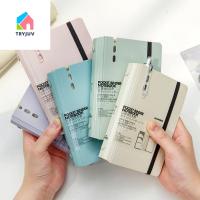 TRYJUV เครื่องเขียน5สีสมุดแพลนเนอร์รายสัปดาห์รายเดือนหนาสมุดบันทึกประจำวันจดบันทึกโน๊ตบุ๊คธุรกิจโน๊ตบุ๊ค A7สมุดแผ่นจดบันทึกนักเรียน