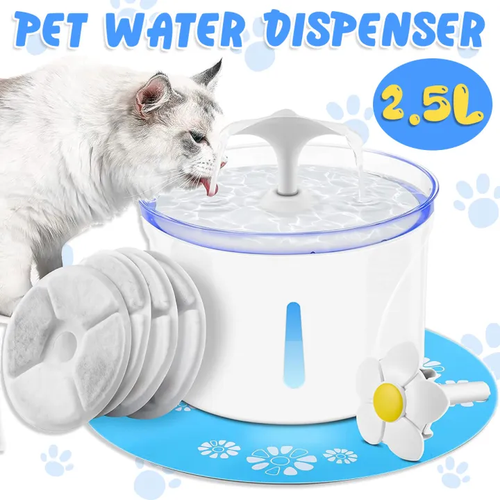 2.5L Automated Cat Food And Water Dispenser Water Feeder Lazada